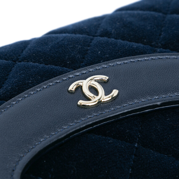 Auth Chanel Quilted 31 Clutch Blue Dark #168256C17B - Picture 6 of 10